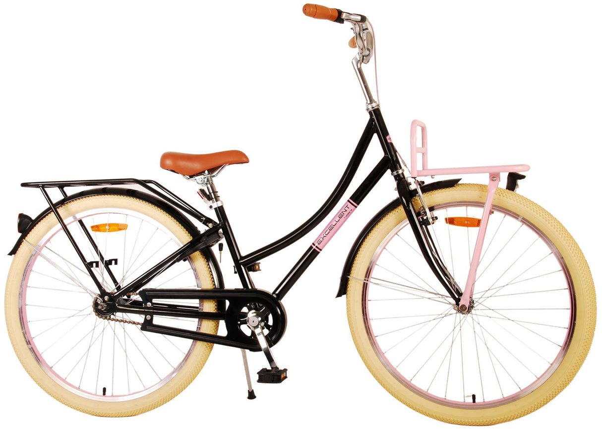 Volare Excellent Kinderfahrrad - Mädchen - 26 Zoll - Schwarz