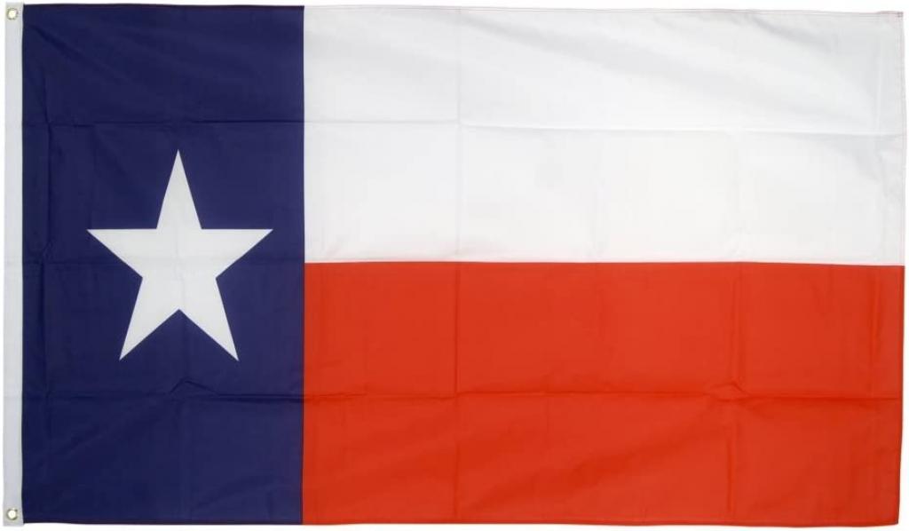Flagge Texas 90 x 150 cm Fahne mit 2 Ösen 100g/m² Stoffgewicht