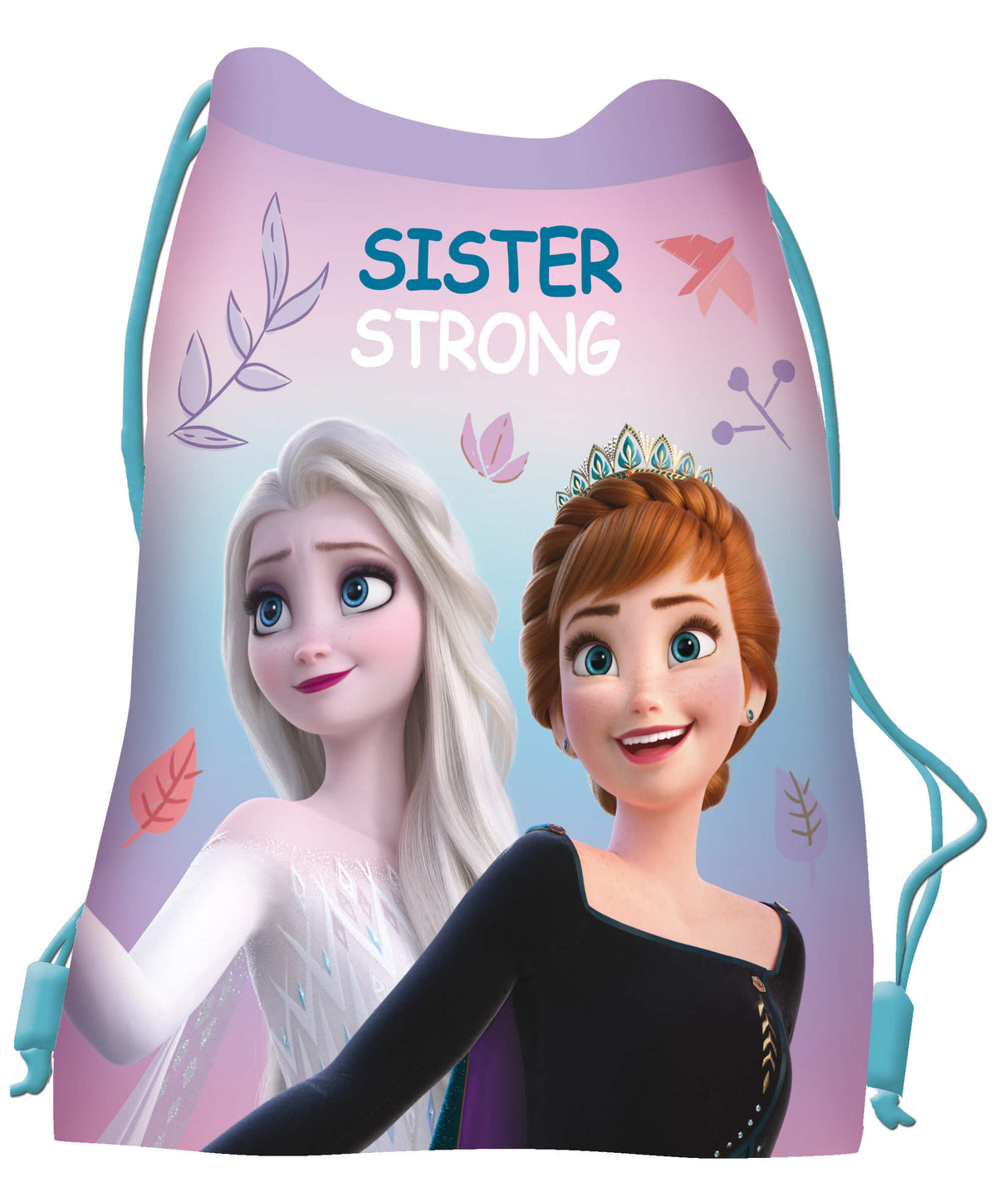 Turnbeutel Frozen – Vorderseite – Vorderseite des Star Wars Turnbeutels, Design und Farben gut erkennbar.