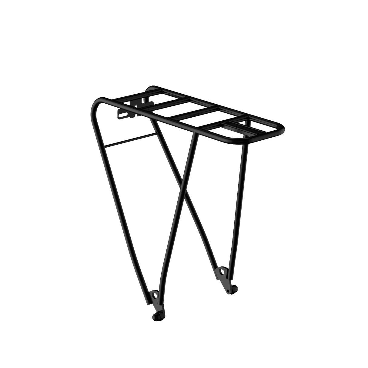 Urtopia Carbon One Gepäckträger freigestellt – aerodynamisches V-Design, Aluminium, ideal für Packtaschen