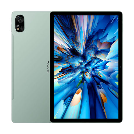 Blackview Mega 8 Tablet grün Front und Rückseite