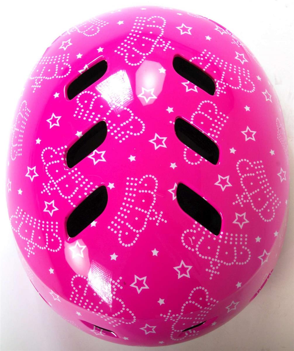 Volare Fahrrad/Skate Helm Rosa - Authentischer Stil und optimale Funktionen für sportliche Skater! Kopfumfang 55-57 cm, TÜV/GS geprüft