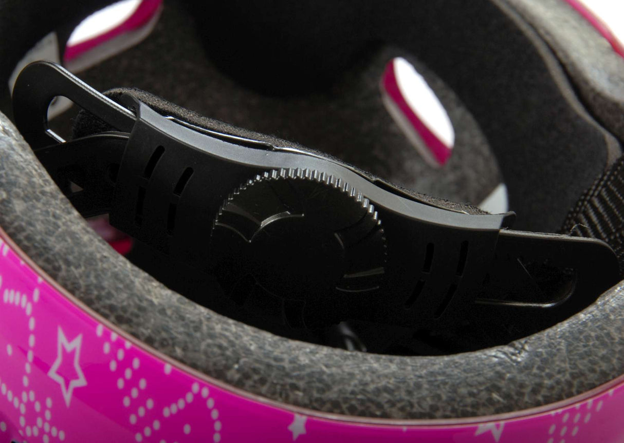 Volare Fahrrad/Skate Helm Rosa - Authentischer Stil und optimale Funktionen für sportliche Skater! Kopfumfang 55-57 cm, TÜV/GS geprüft