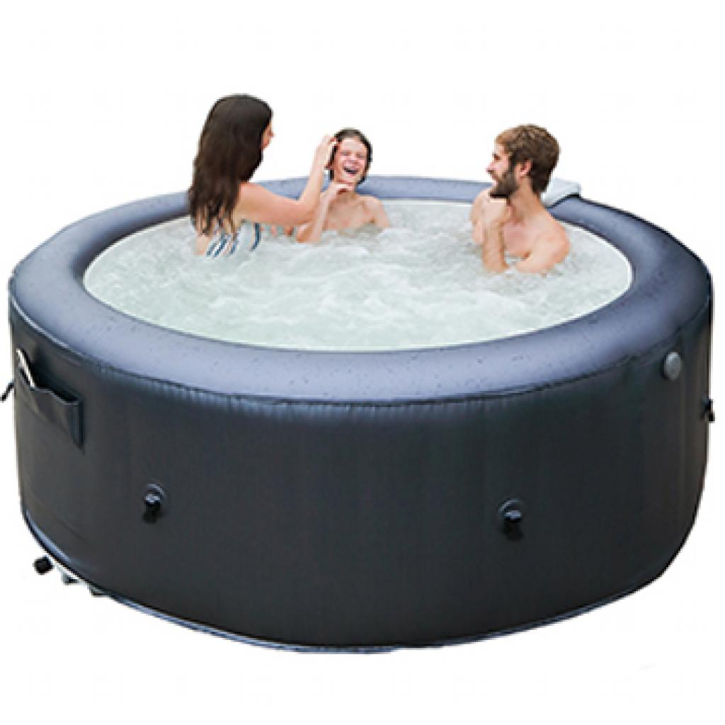MSpa PureHaven aufblasbarer Whirlpool 204x204x70 cm für 6 Personen selbstreinigend inkl. Filterkatuschen und Abdeckung Leergewicht 42 kg