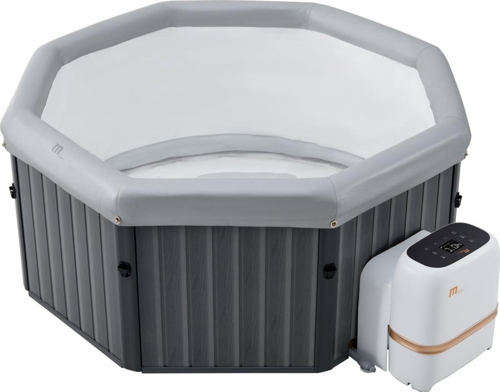 MSpa PureHaven aufblasbarer Whirlpool TUSKANY 193x193x76 cm für 6 Personen selbstreinigend inkl. Filterkatuschen und Abdeckung Leergewicht 24 kg