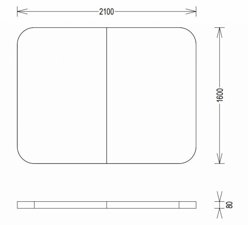 PureHaven Thermoabdeckung 210x160 cm verschließbar mit Schnallen windsicher perfektes Ablaufsystem für Regen und Schnee faltbar in der Mitte