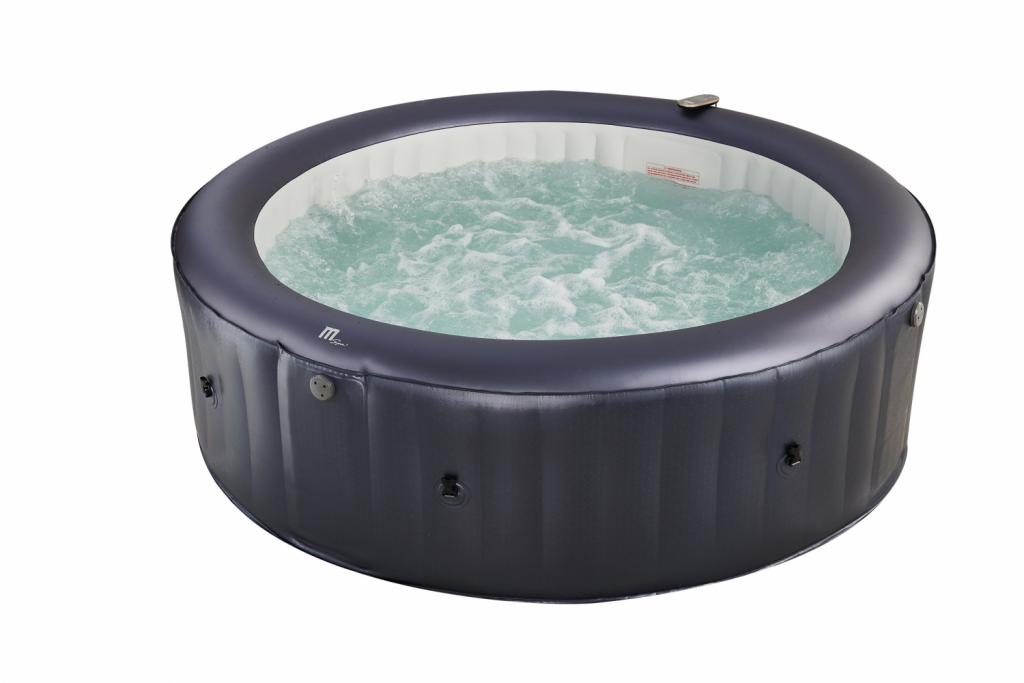 MSpa PureHaven aufblasbarer Whirlpool 204x204x70 cm für 6 Personen selbstreinigend inkl. Filterkatuschen und Abdeckung Leergewicht 42 kg