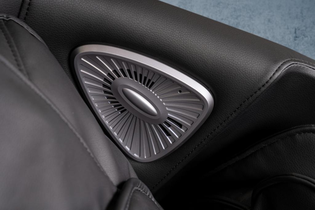 PureHaven Massage-Sessel 180x77x55 cm Knet- & Klopfmassage Heizfunktion Bluetooth USB Sprachsteuerung schwarzes PU-Leder Fuß- Rücken- und Gesäßmassage