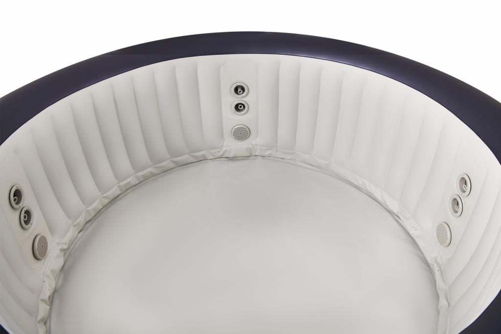 MSpa PureHaven aufblasbarer Whirlpool 204x204x70 cm für 6 Personen selbstreinigend inkl. Filterkatuschen und Abdeckung Leergewicht 42 kg