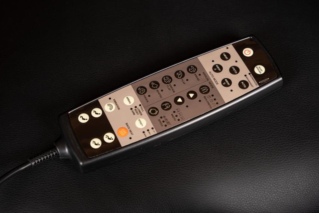 PureHaven Massage-Sessel 118x76x76 cm Rücken- Fuß- und Gesäßmassage hochwertiges PU Leder Schwarz