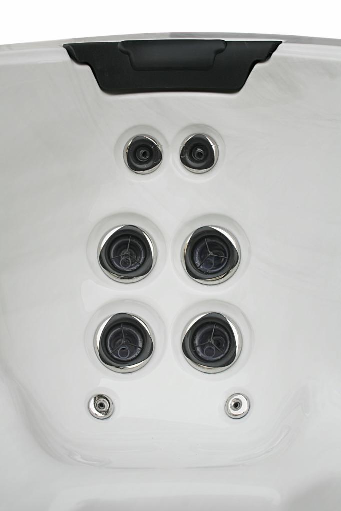 PureHaven Swim Spa 400x230x131 cm Gegenstromanlage und Swim Jets 21 Hydromassagedüsen UV-Wasseraufbereitung Ozondesinfektion Farblicht 4250 L