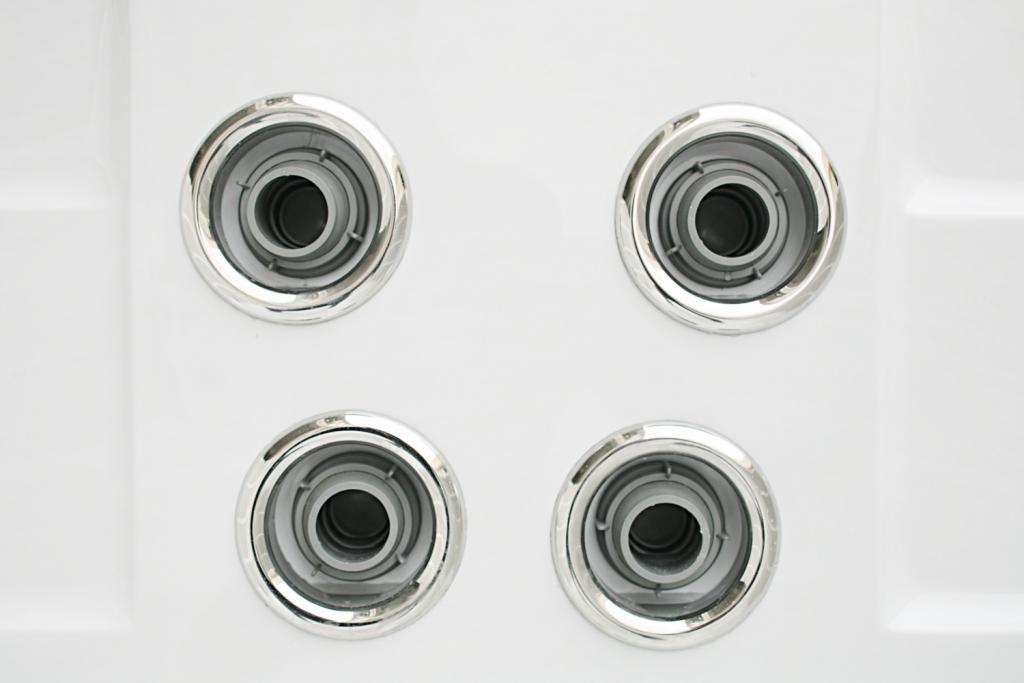 PureHaven Swim Spa 445x230x131 cm für bis zu 8 Personen UV-Wasseraufbereitung Doppelfilter-System verstellbarer Wasserfall 5100 L