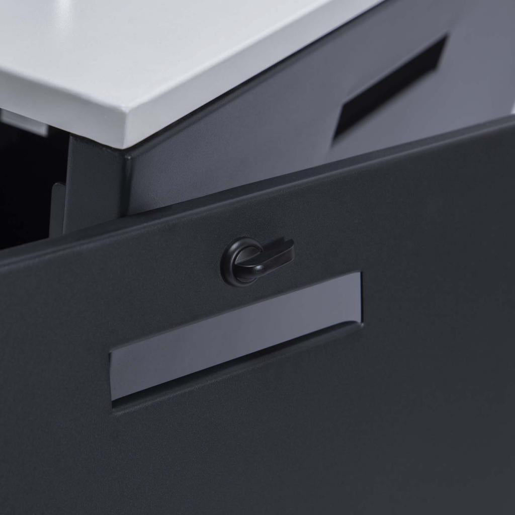 PureHaven Feuerschale Aluminiumrahmen gehärtetes Glas weiße Tischplatte Wetter- & Rostbeständigkeit inkl. Windschutz Glasperlen & Abdeckung