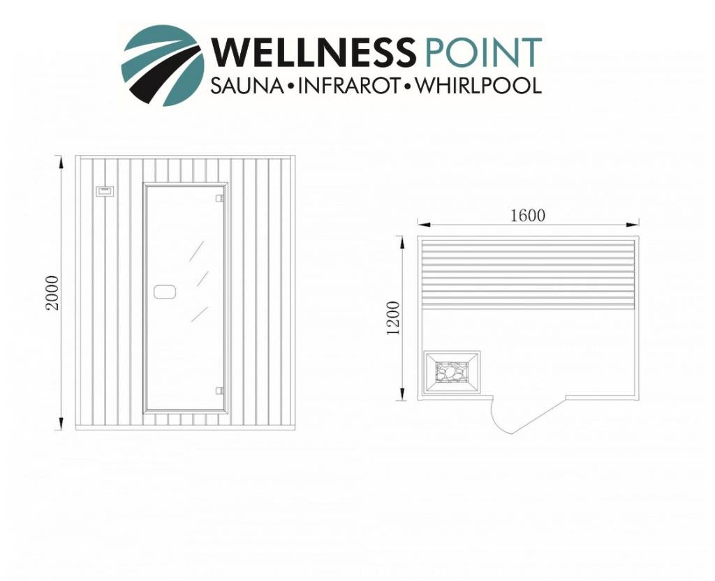PureHaven Infrarotsauna 120x160x200 cm für 4 Personen Saunaofen aus kanadisches Hemlock-Tannenholz energiesparend Schöpfkelle Saunasteine