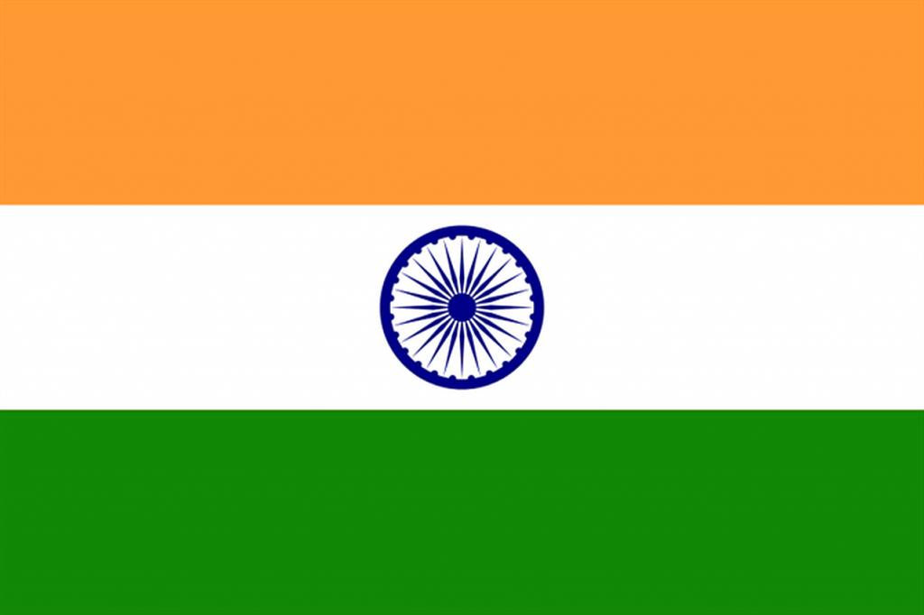 XXL Flagge Indien 250 x 150 cm mit 3 Ösen 100g/m² Stoffgewicht