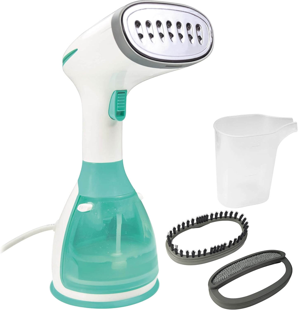 Jocca Dampfbügeleisen 1500W, vertikal & horizontal, 25g/min, 280ml Tank, Anti-Kalk, Anti-Tropf, kompakt & ergonomisch – ideal für Reisen & Alltag