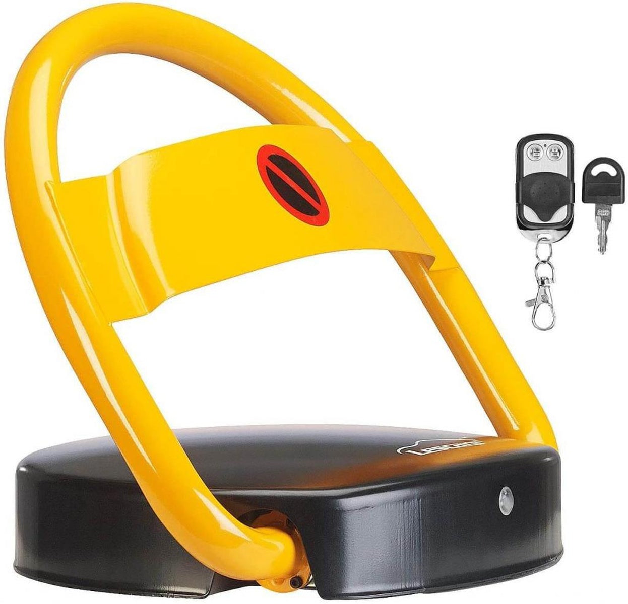 Lescars automatischer Parkplatzwächter Parkplatzsperre mit Akku & Fernbedienung Schranke