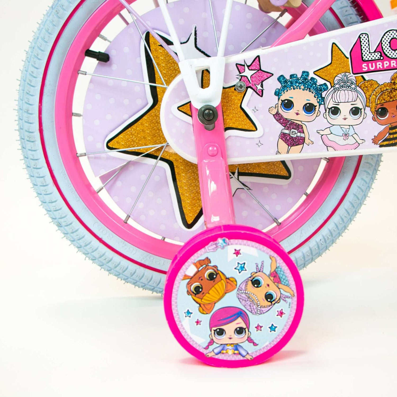 Volare Dolls 16-Zoll-Kinderfahrrad mit zwei Handbremsen in Rosa für kleine Abenteurer