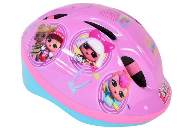 Volare LOL Surprise Kinderhelm - Kopfumfang 52-56 cm, leichtgewichtig und TÜV/GS geprüft!