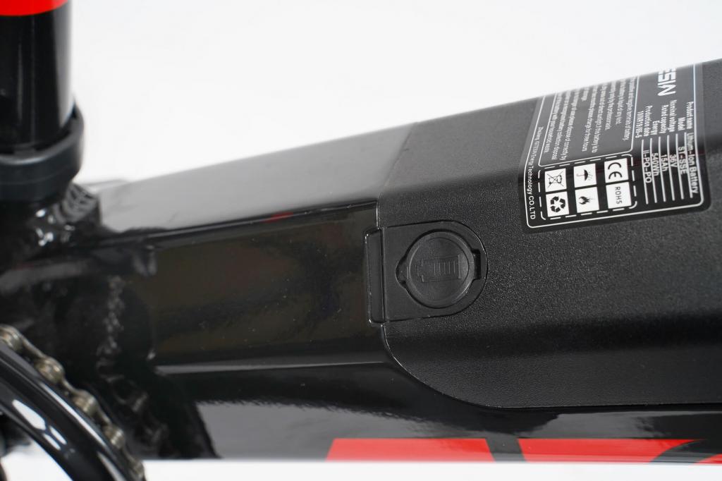 LOVELEC Alkor Rot/Schwarz E-Bike 17" Rahmen 29" Reifen 15Ah Batterie Mountainbike Scheibenbremse