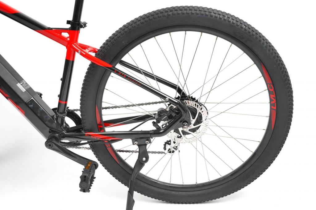 LOVELEC Alkor Rot/Schwarz E-Bike 17" Rahmen 29" Reifen 15Ah Batterie Mountainbike Scheibenbremse