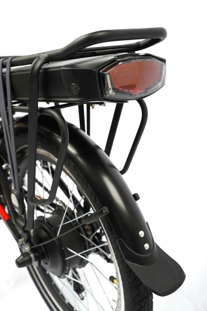 B-WARE - LOVELEC Lugo Silber Klapp E-Bike 10Ah Batterie Klappfahrrad Outdoor Campingfahrrad