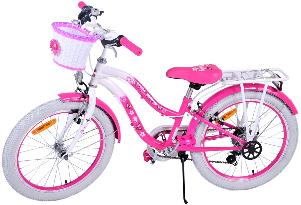 Volare Lovely Kinderfahrrad - Mädchen - 20 Zoll - Rosa - 6 Gänge