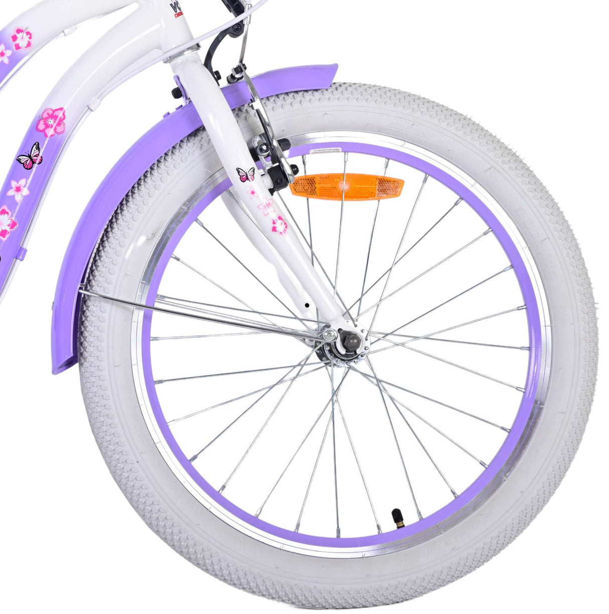 Volare Lovely Kinderfahrrad - Mädchen - 20 Zoll - Lila - 6 Gänge
