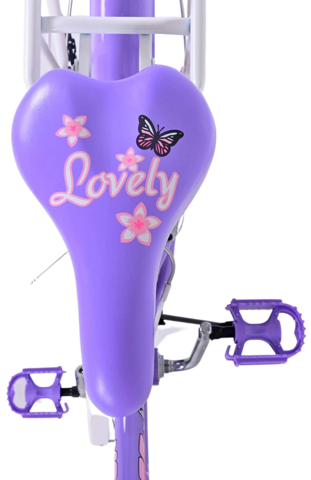 Volare Lovely Kinderfahrrad - Mädchen - 20 Zoll - Lila - 6 Gänge