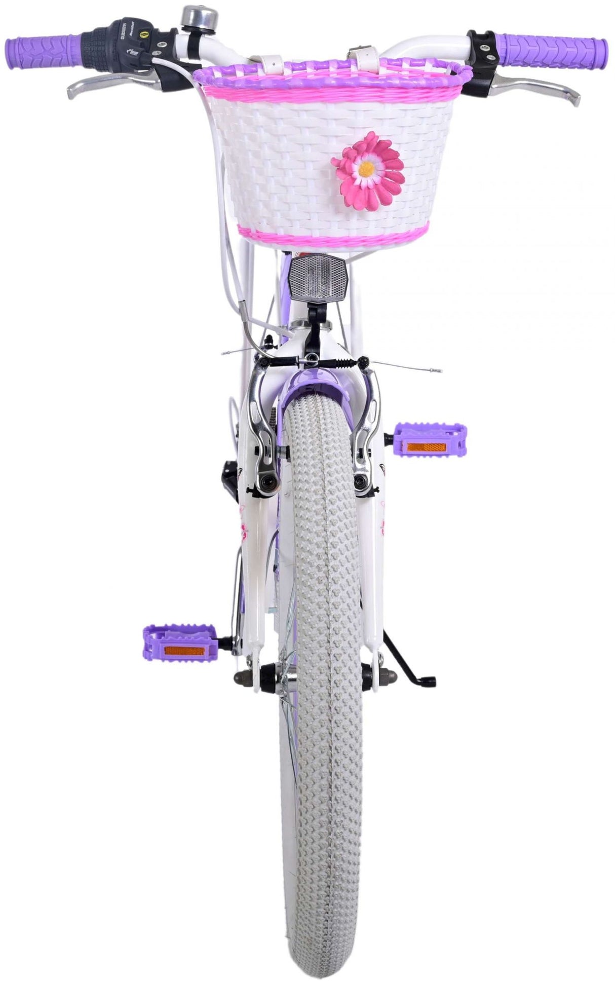 Volare Lovely Kinderfahrrad - Mädchen - 20 Zoll - Lila - 6 Gänge