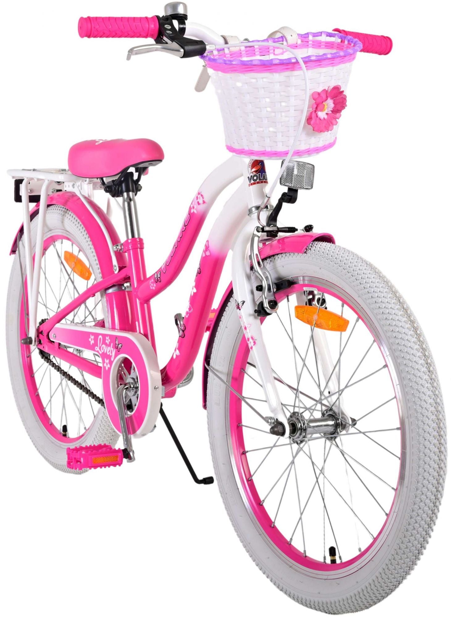 Volare Lovely Kinderfahrrad - Mädchen - 20 Zoll - Rosa