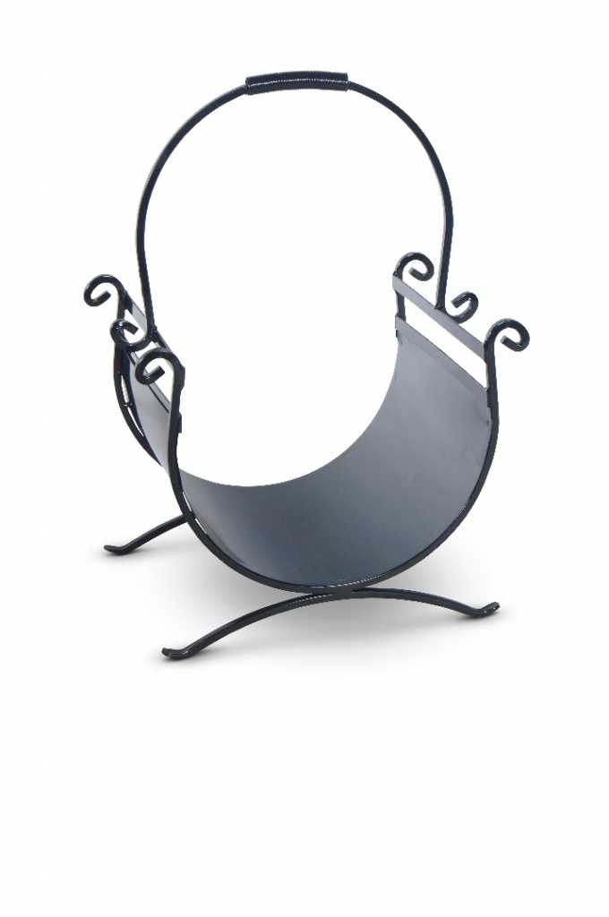 Markone HOLZKORB "K13" Schwarz 49/37/69 cm, dekorativ, ästetisch, formschön