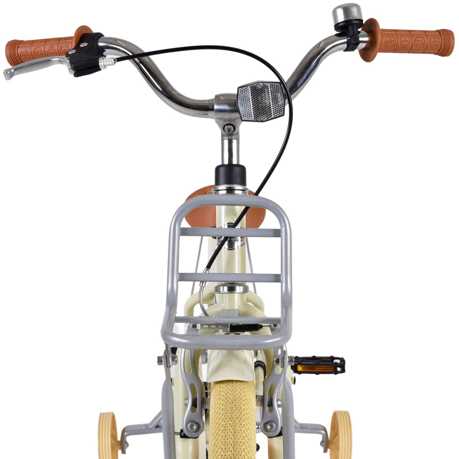 Volare Melody Kinderfahrrad - Mädchen - 18 Zoll - Sand - Prime Collection