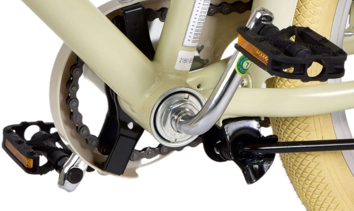 Volare Melody Kinderfahrrad - Mädchen - 18 Zoll - Sand - Prime Collection