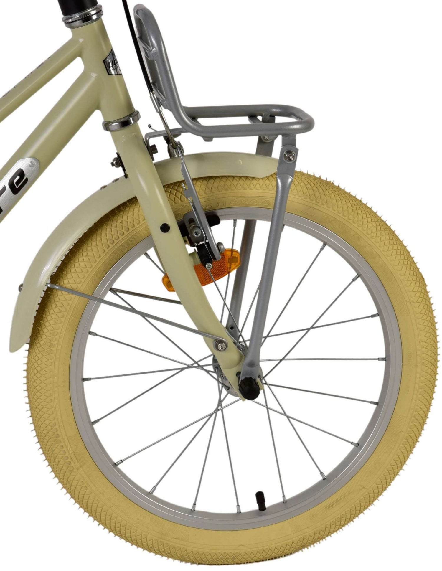 Volare Melody Kinderfahrrad - Mädchen - 18 Zoll - Sand - Prime Collection