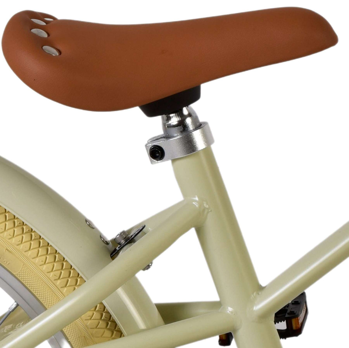 Volare Melody Kinderfahrrad - Mädchen - 18 Zoll - Sand - Prime Collection