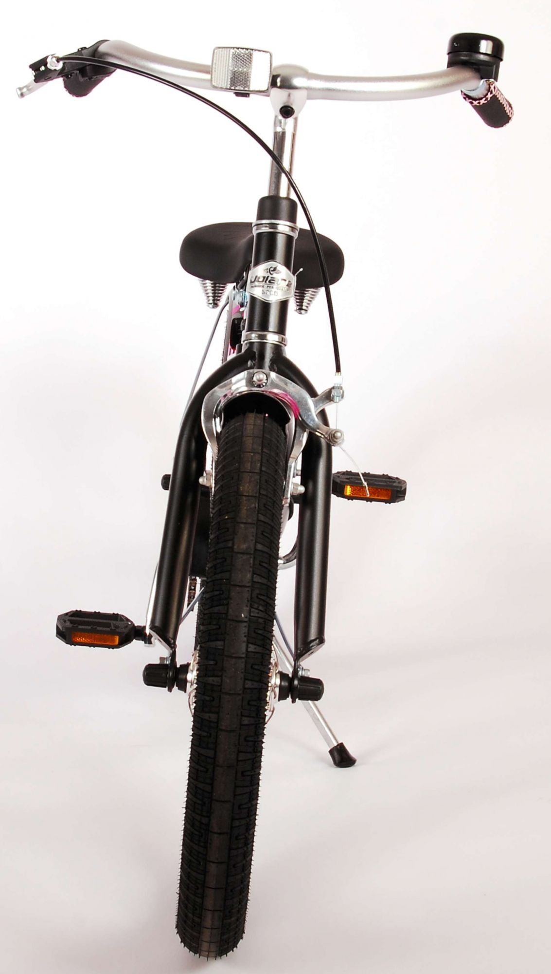 Volare Miracle Cruiser Kinderfahrrad - Mädchen - 18 Zoll - Mattschwarz - Prime Collection