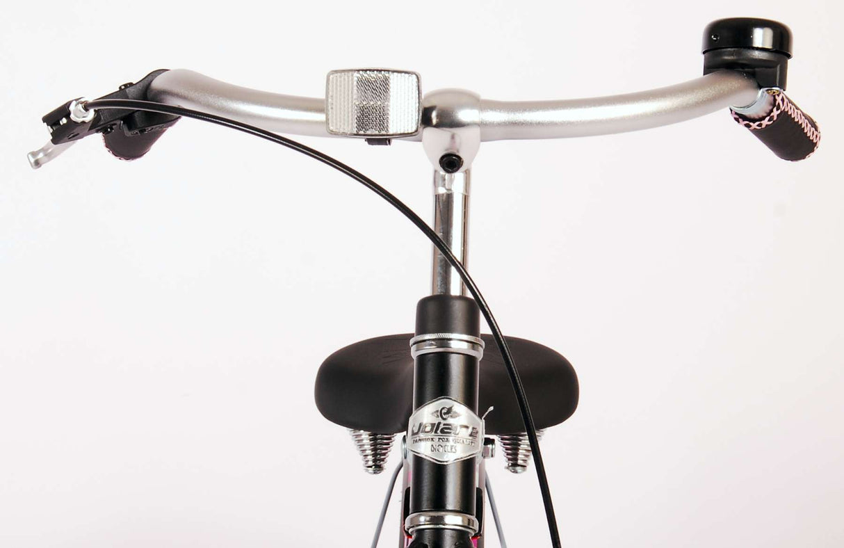 Volare Miracle Cruiser Kinderfahrrad - Mädchen - 18 Zoll - Mattschwarz - Prime Collection