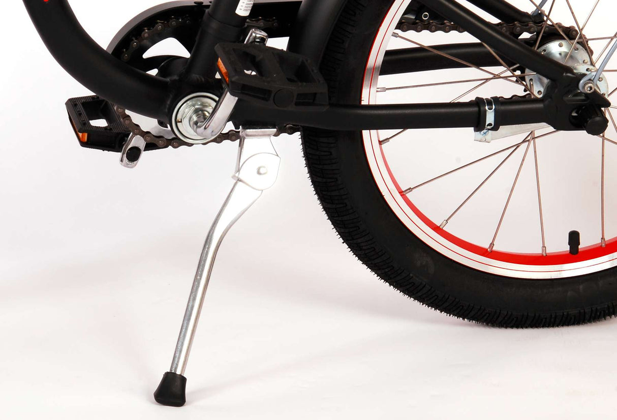 Volare Miracle Cruiser Kinderfahrrad - Jungen - 18 Zoll - Mattschwarz - Prime Collection