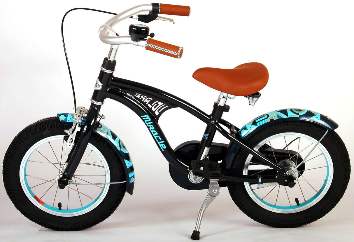 Volare Miracle Cruiser Kinderfahrrad - Jungen - 14 Zoll - Matte Blau - Prime Collection