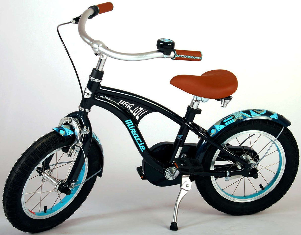 Volare Miracle Cruiser Kinderfahrrad - Jungen - 14 Zoll - Matte Blau - Prime Collection