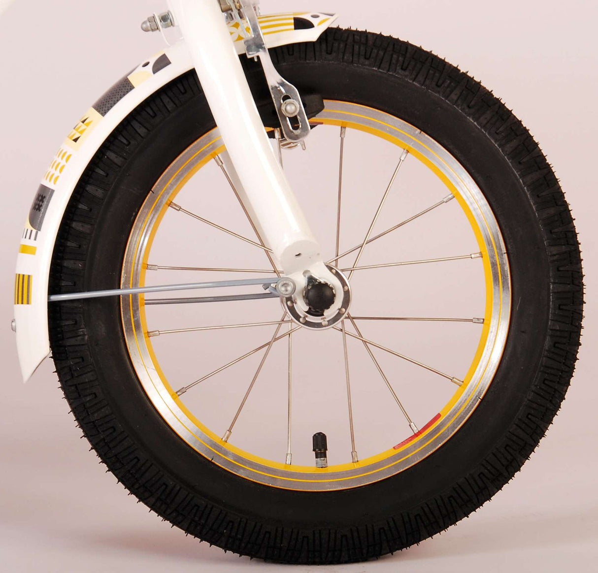 Volare Miracle Cruiser Kinderfahrrad - Mädchen - 14 Zoll - Weiß - Prime Collection