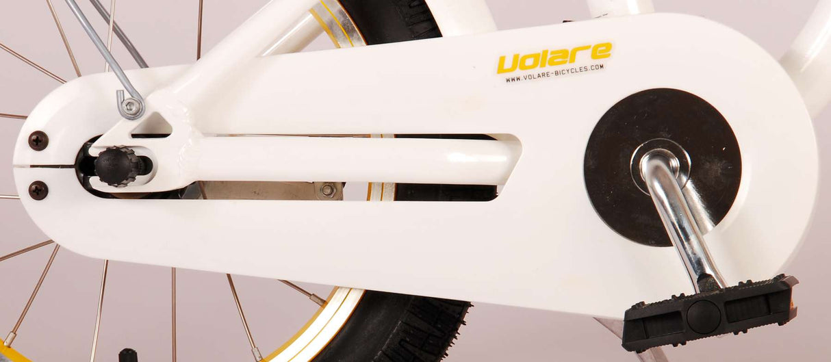 Volare Miracle Cruiser Kinderfahrrad - Mädchen - 14 Zoll - Weiß - Prime Collection