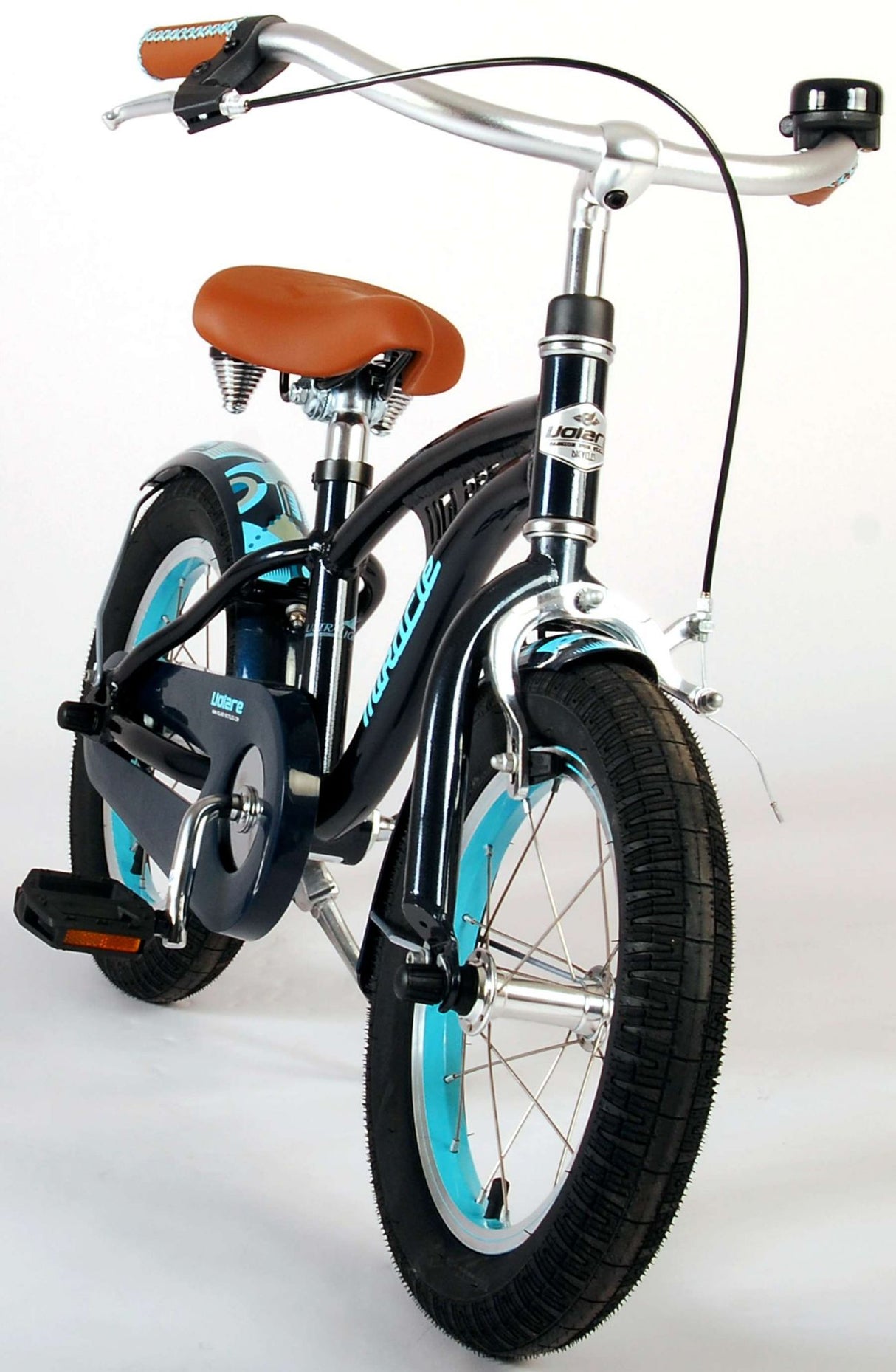 Volare Miracle Cruiser Kinderfahrrad - Jungen - 14 Zoll - Matte Blau - Prime Collection