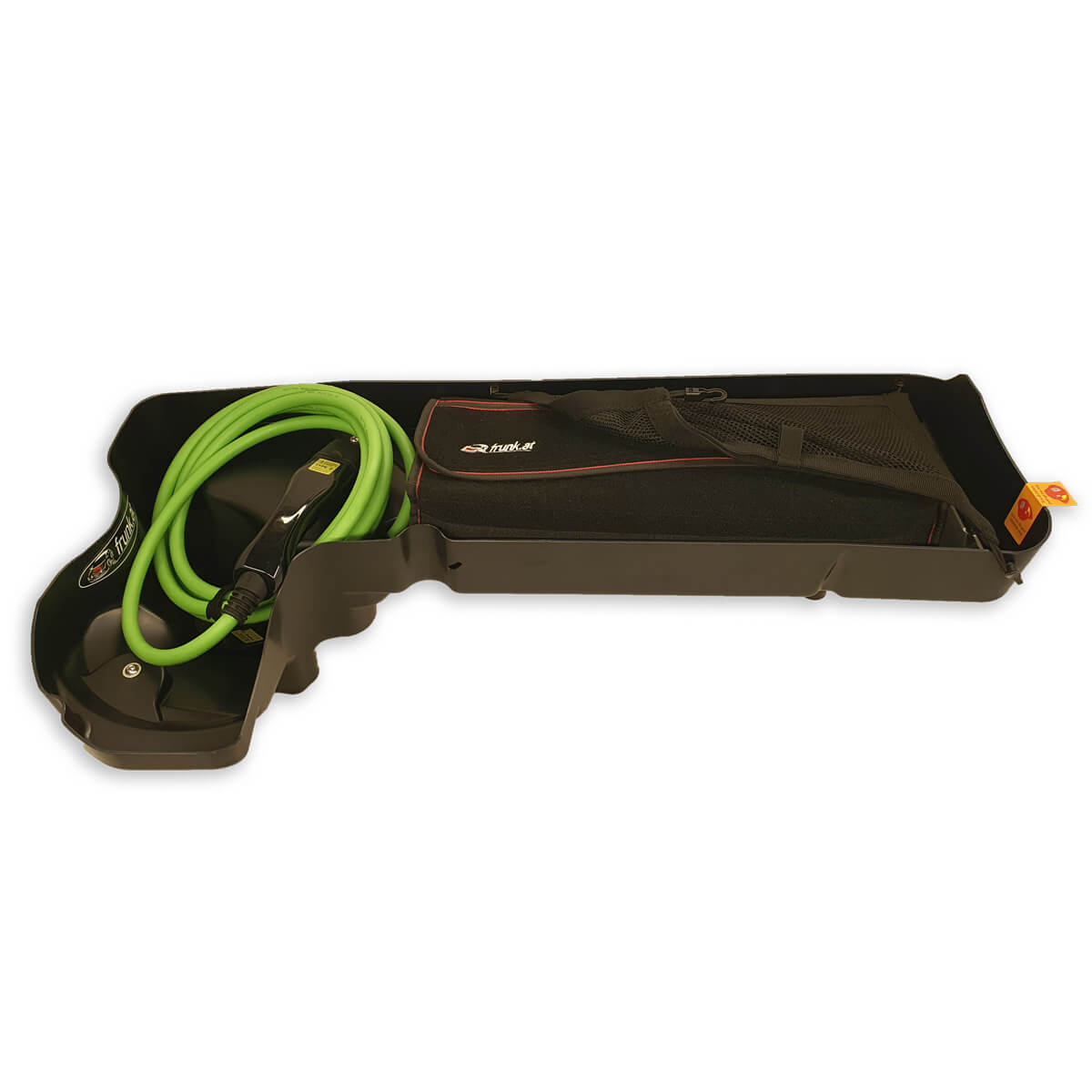 Nachrüstbarer Frunk für VW ID.7, ID.7 Tourer Pro/ Pro S / GTX / Business inkl. Gepäcknetz |zusätzlicher Stauraum im Motorraum |einfache Montage