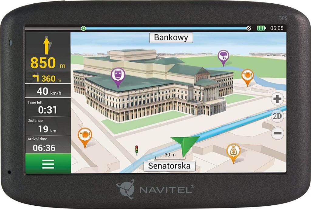Navitel E501 Navigationssystem 5 Zoll GPS mit Europa Karte vorinstalliert
