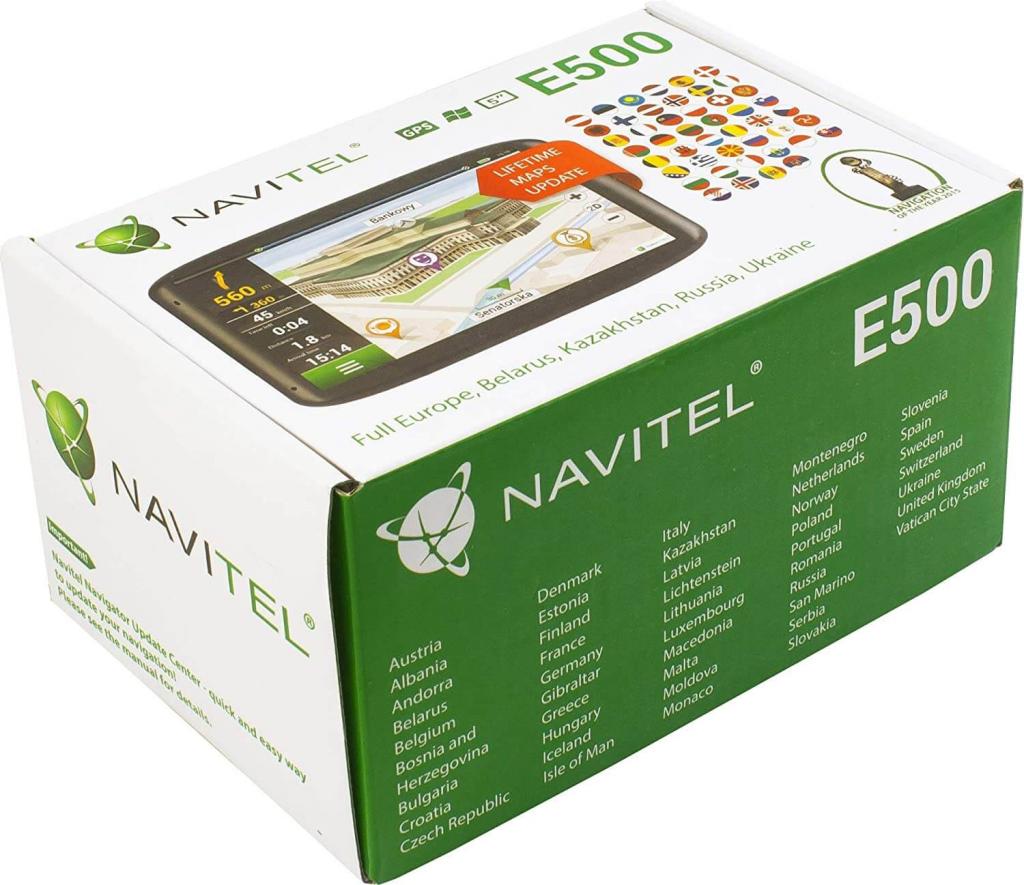 Navitel E501 Navigationssystem 5 Zoll GPS mit Europa Karte vorinstalliert