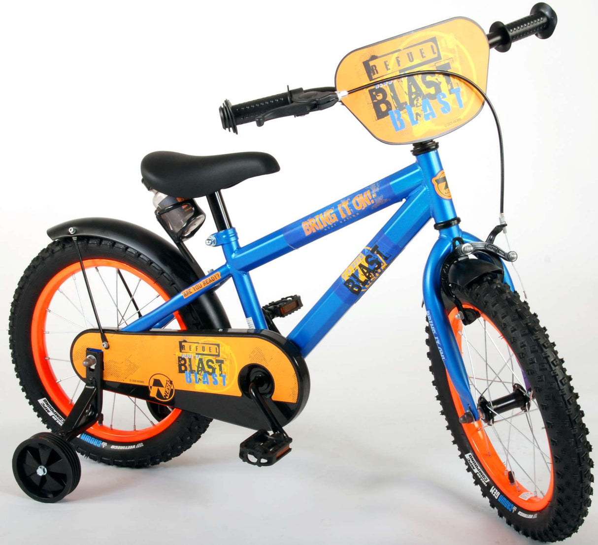 Volare NERF 16-Zoll-Bike Satinblau - Sicherheit, Komfort und Spaß für Ihr Kind!