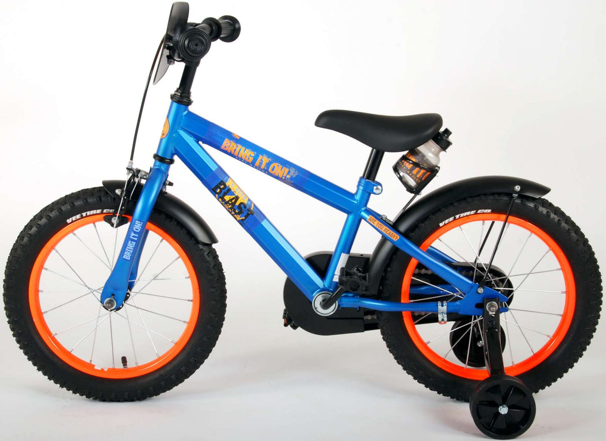 Volare NERF 16-Zoll-Bike Satinblau - Sicherheit, Komfort und Spaß für Ihr Kind!