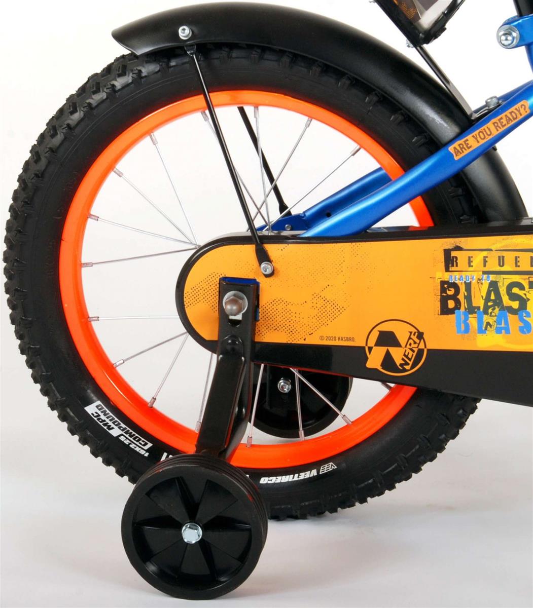 Volare NERF 16-Zoll-Bike Satinblau - Sicherheit, Komfort und Spaß für Ihr Kind!